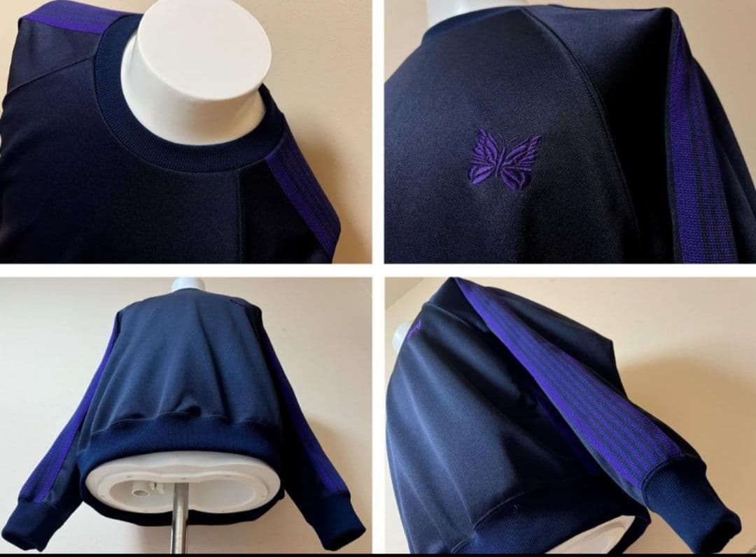 【美品】Needles　トラック クルー ネック シャツ【S】