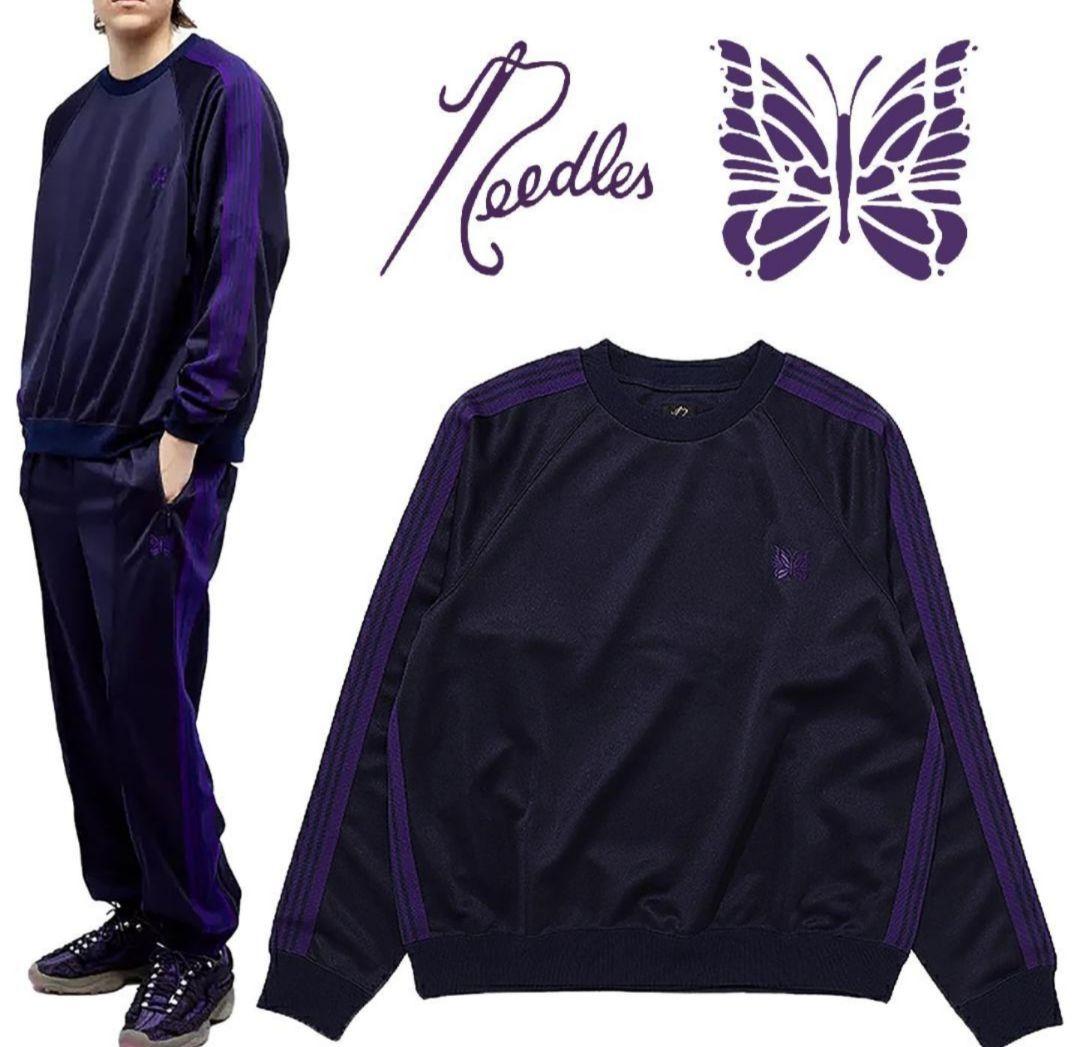 【美品】Needles　トラック クルー ネック シャツ【S】
