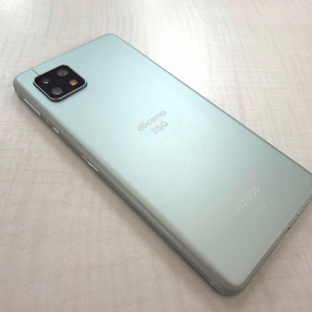 AQUOS sense5G SH-53A ドコモ オリーブシルバー 美品