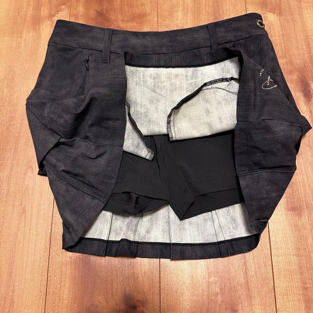 デサントリュクス　プリーツ　ジャケット　スカート　セットアップ　スワロフスキー