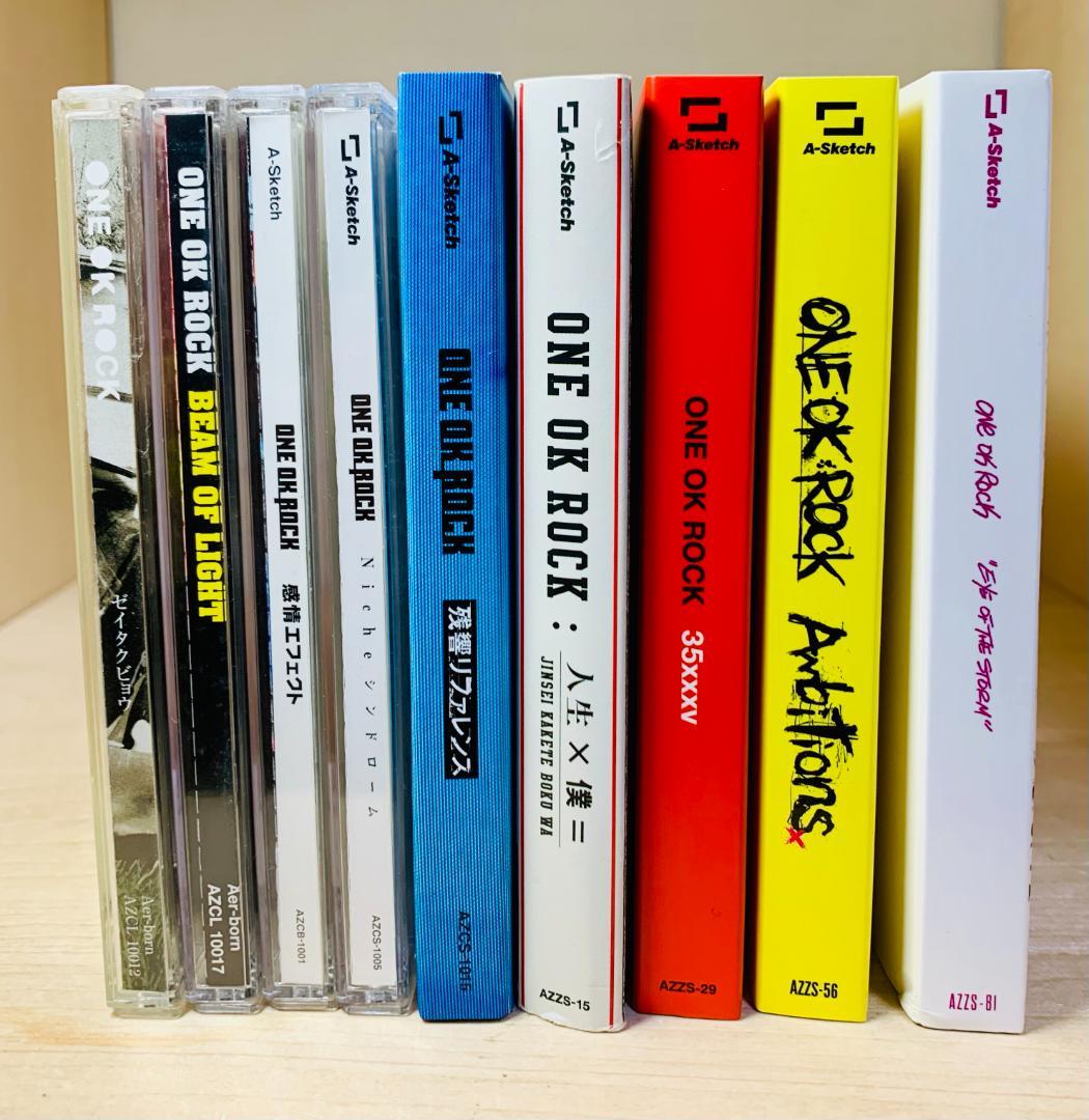 【ほぼ初回盤】 ONE OK ROCK CD アルバム 9枚セット CD+DVD