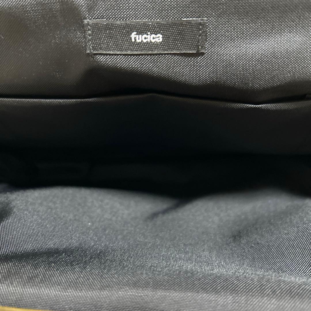 【fucica フシカ】がま口　GAMA KUROBENI 黒