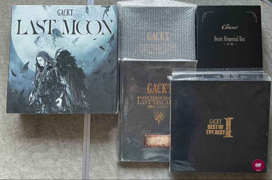 【GACKT】JAPAN TOUR メモリアルボックス BEST 5点まとめ売り