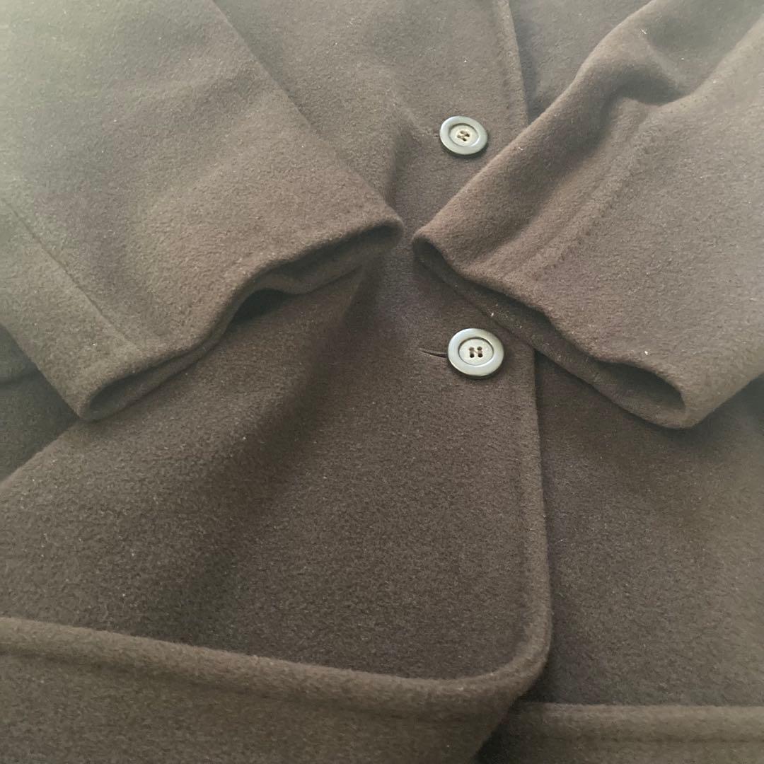 MAX Mara 白タグ　ダークブラウン チェスターコート 40