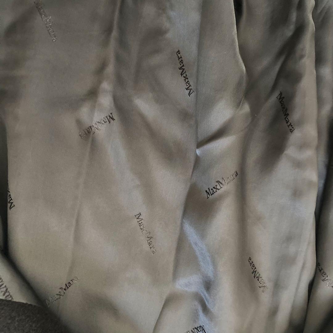 MAX Mara 白タグ　ダークブラウン チェスターコート 40