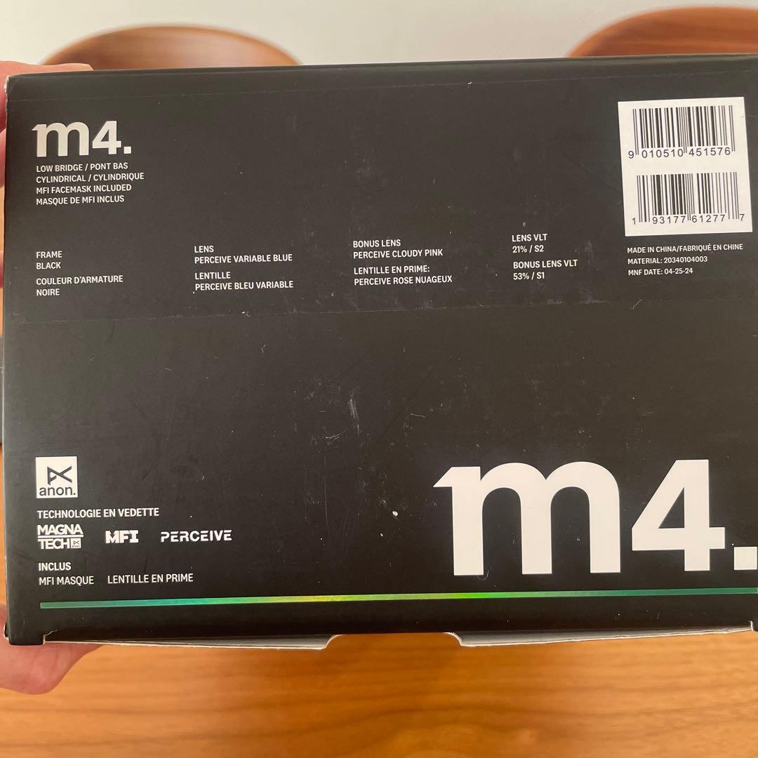 anon. m4 ゴーグル ボーナスレンズ付き