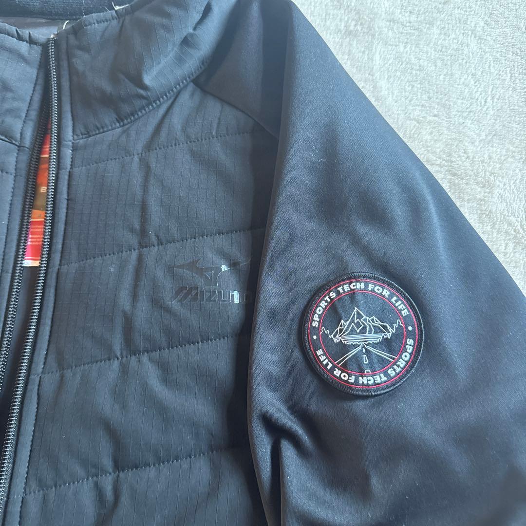 美品 mizuno ミズノ 中綿ウォーマージャケット 上下 セットアップ