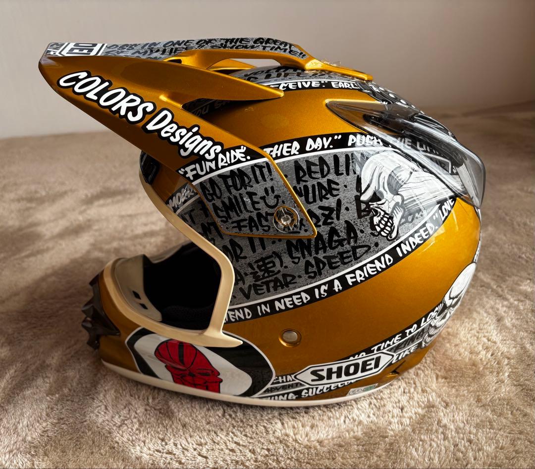 SHOEI VFX-DT ATSUTA ゴールド