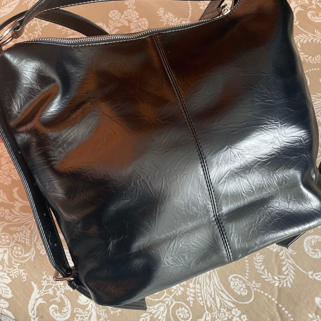 matin kimショルダーバック　2wayリュック　　ブラック