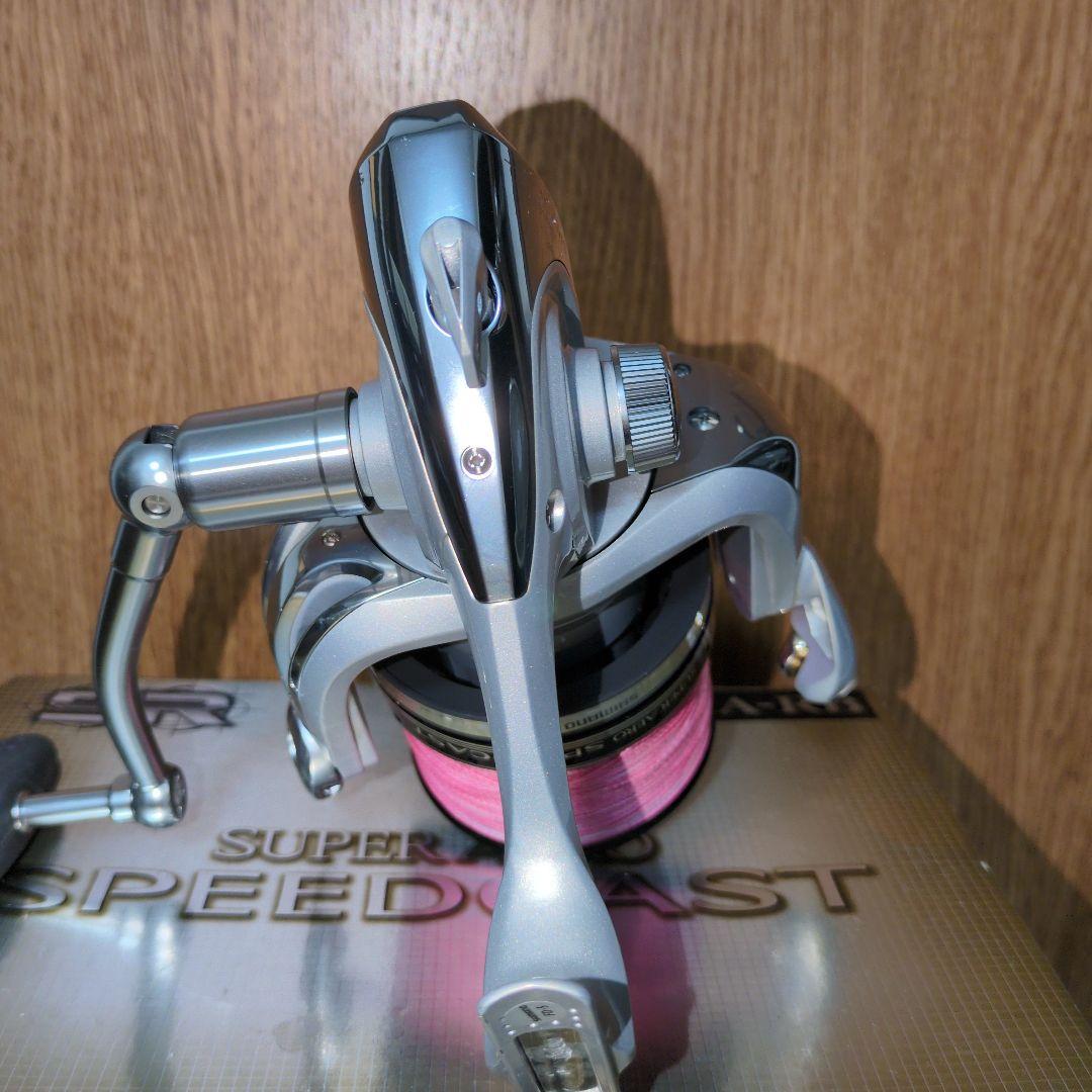 シマノサーフリール　　スーパーエアロ　スピード キャスト　標準糸使用