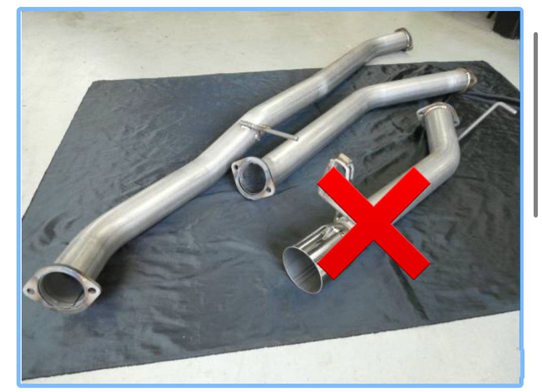 【リアピースは付属しません！】befree jzx100用直管マフラー