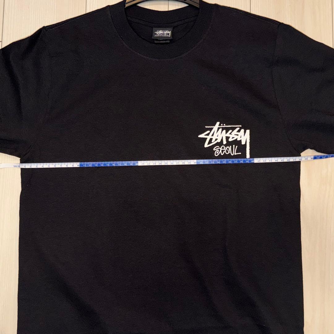 【韓国限定】STUSSY SEOUL ロンT ブラック Sサイズ 美品 正規品