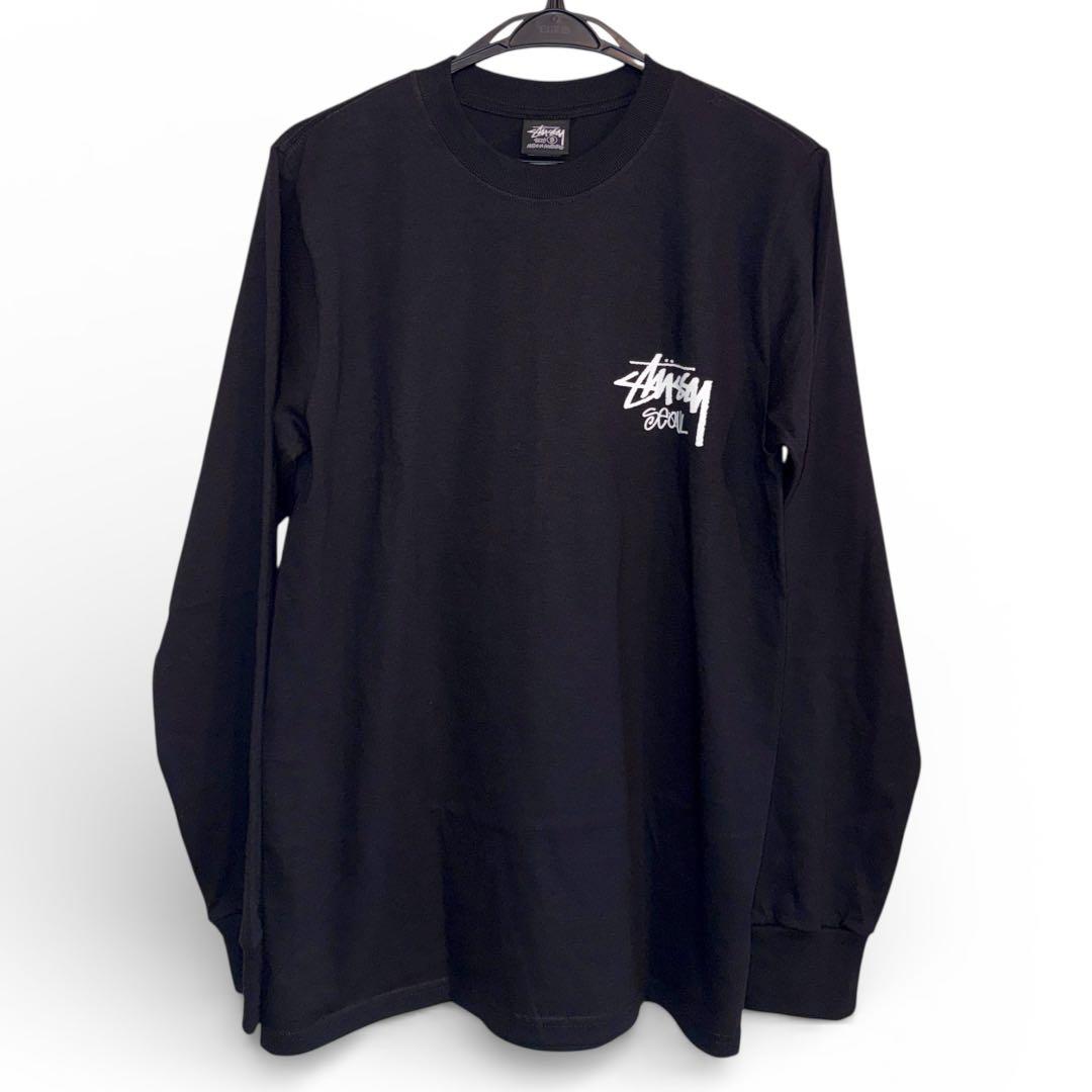 【韓国限定】STUSSY SEOUL ロンT ブラック Sサイズ 美品 正規品
