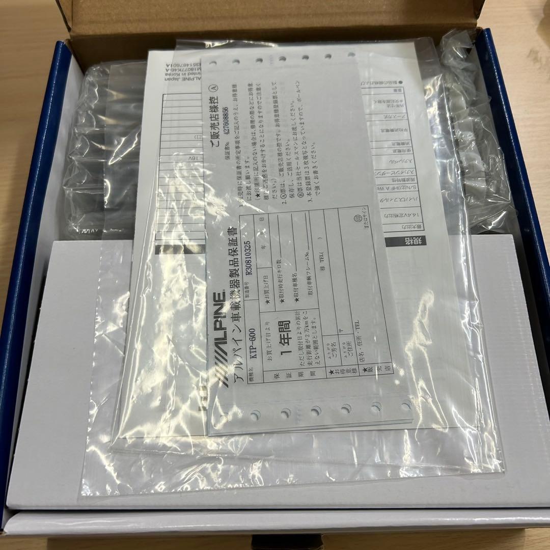 【新品】ALPINE アルパイン 4チャンネルパワーアンプ KTP-600