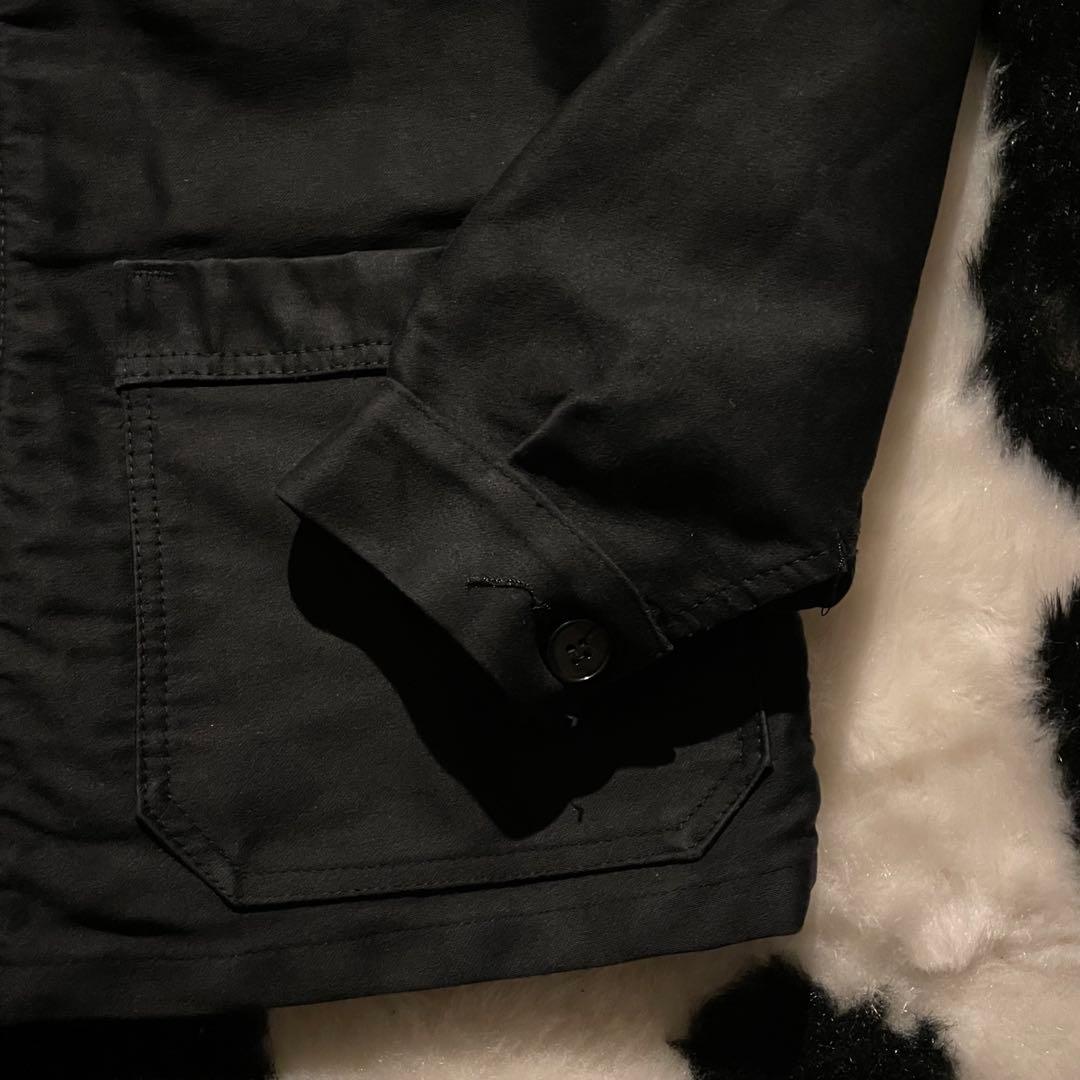 60s LE VETEMENT DE FORCE ブラックモールスキンジャケット