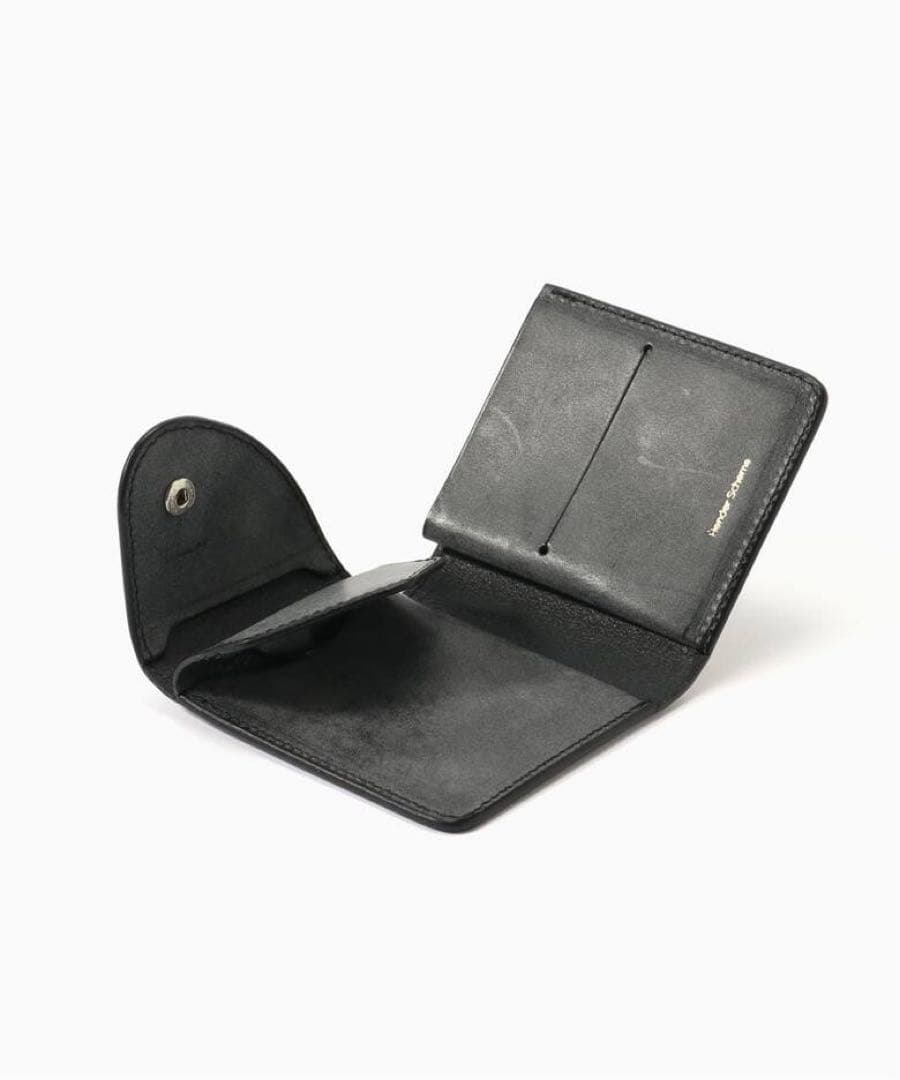 Hender Scheme エンダースキーマ 二つ折り財布 黒