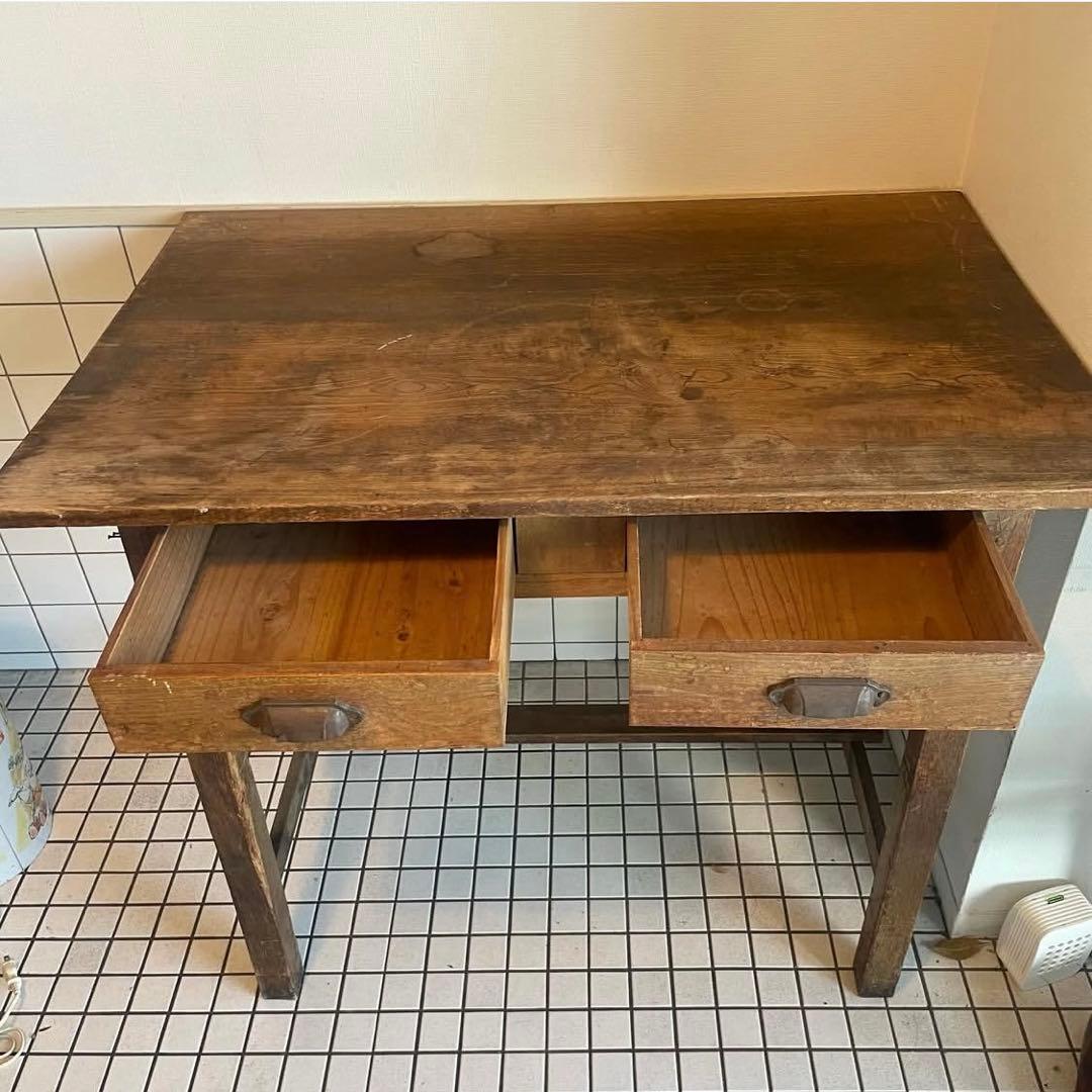 い*と様 【古道具】机／テーブル／レトロ／アンティーク／ヴィンテージ