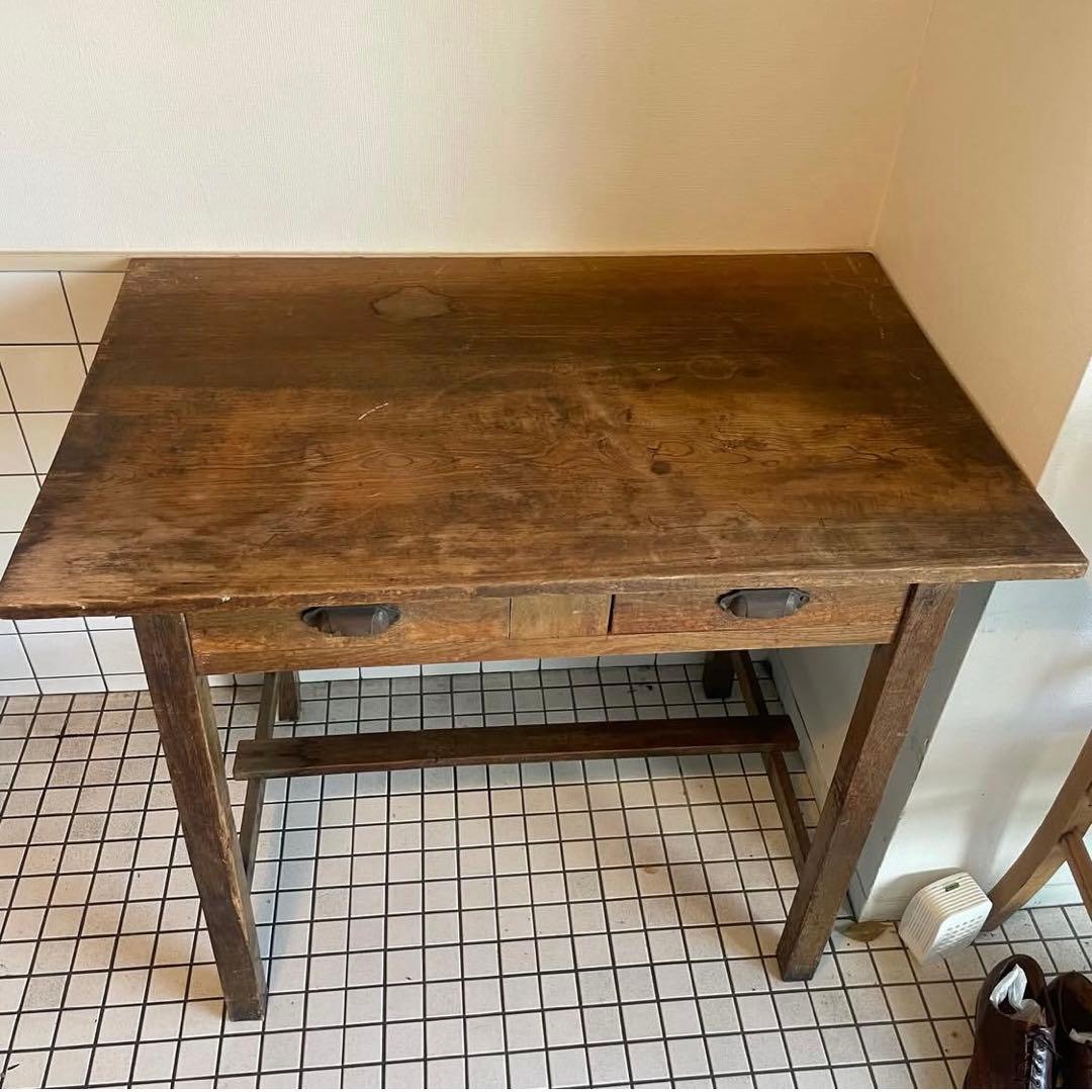 い*と様 【古道具】机／テーブル／レトロ／アンティーク／ヴィンテージ