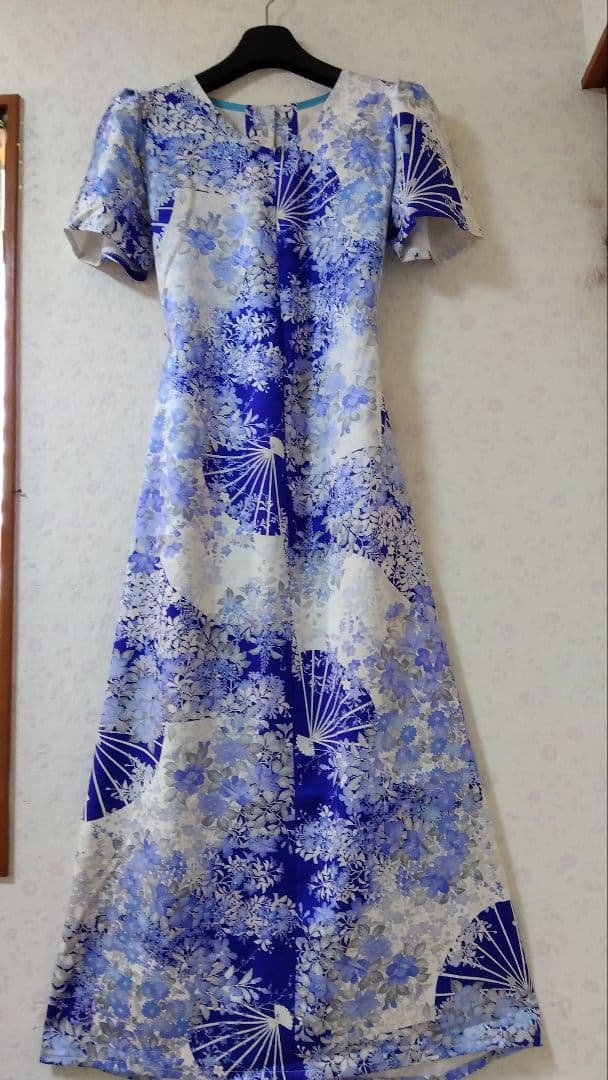 着物リメイクドレス