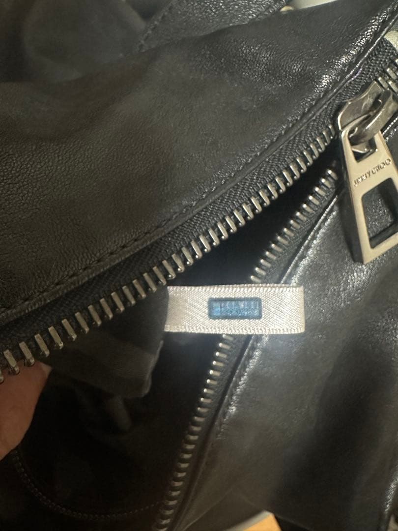 ジミーチュウ フィッツロイ リュック スタッズ レザー ブラック