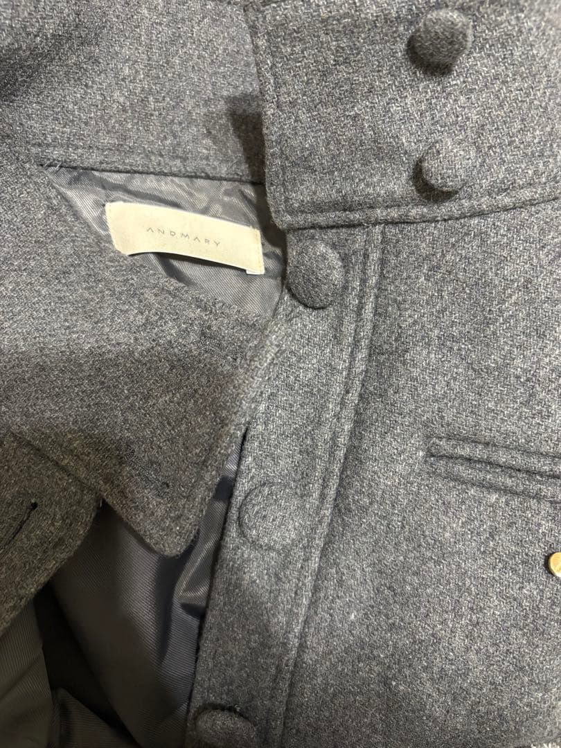 ジャケット・アウター andmary Zoey stand neck jacket