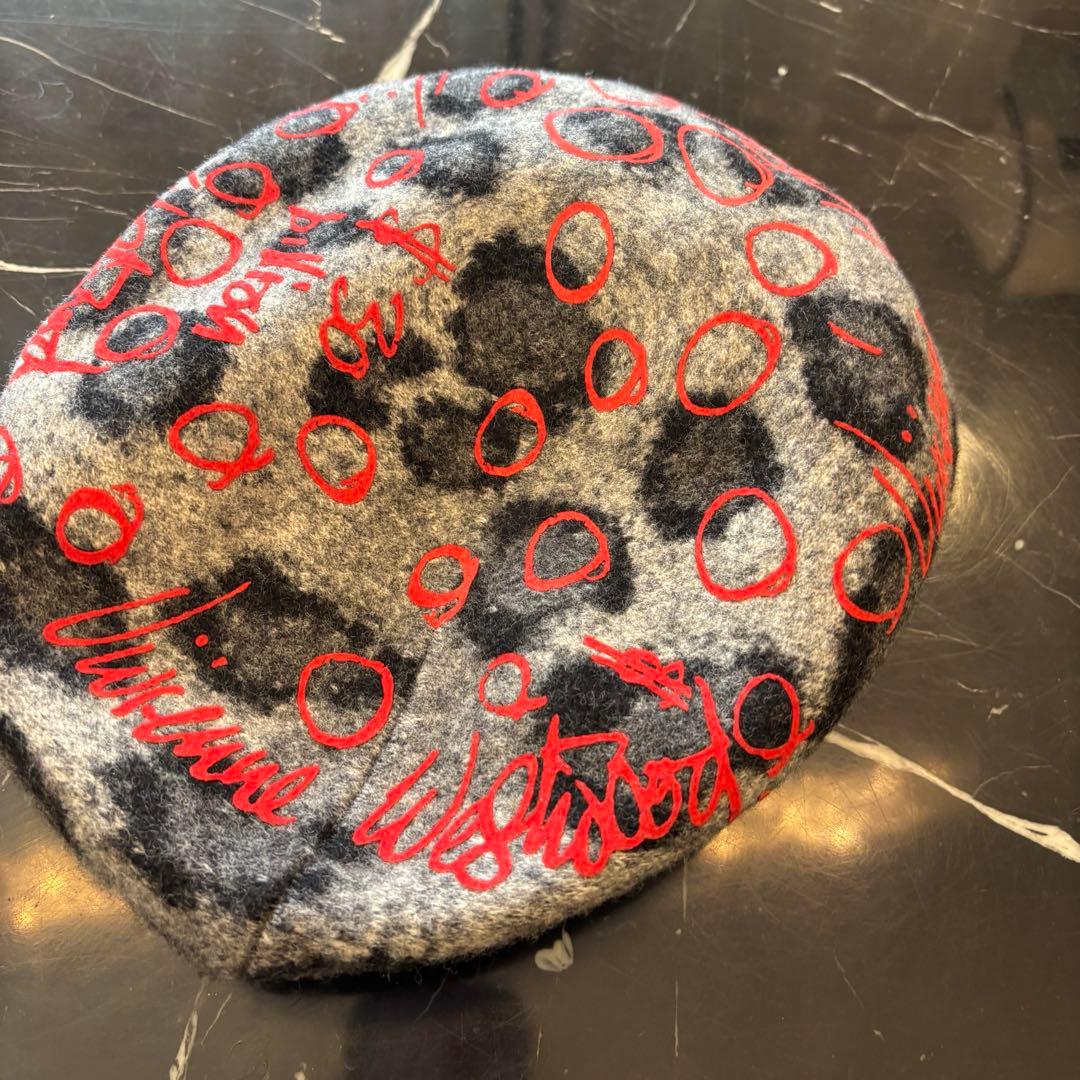 Vivienne Westwood レオパード柄 ベレー帽