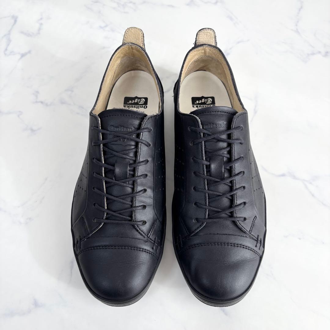 オニツカタイガー 24.5 コレソンロー スニーカー ローカット ブラック