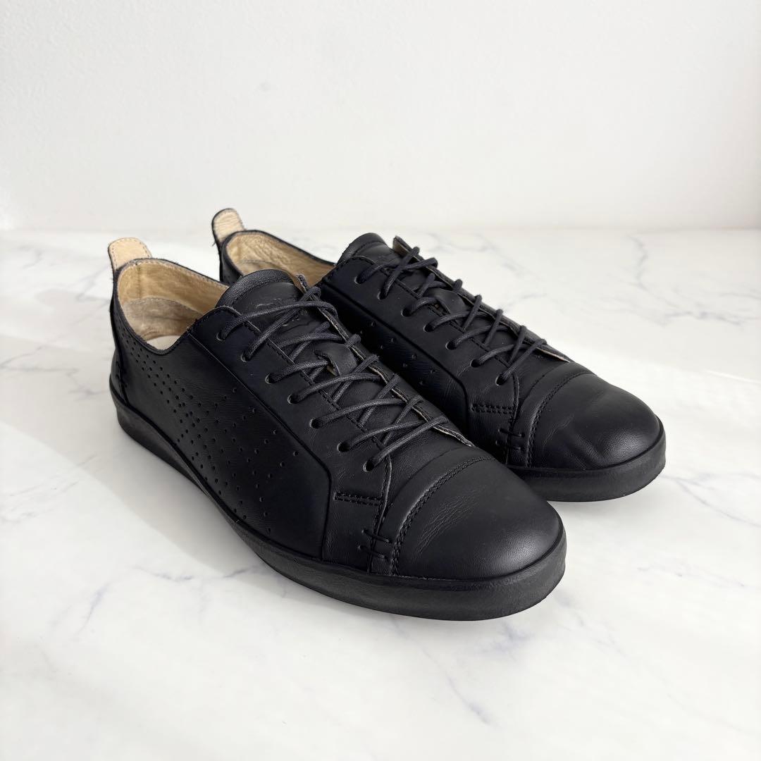 オニツカタイガー 24.5 コレソンロー スニーカー ローカット ブラック