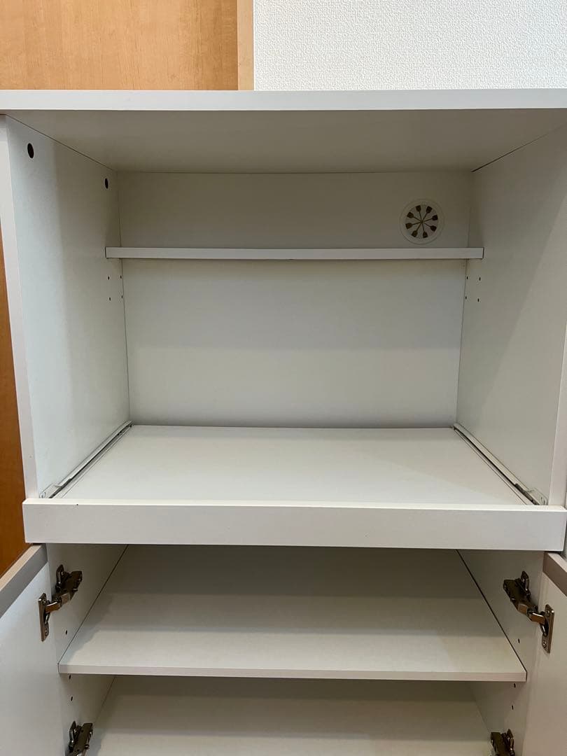 ニトリ レンジ台 フォルムRE9090 ホワイト