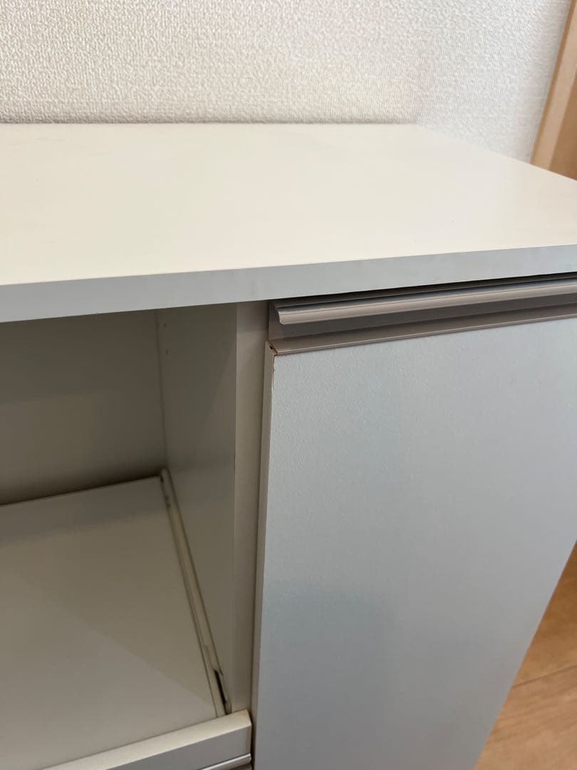 ニトリ レンジ台 フォルムRE9090 ホワイト