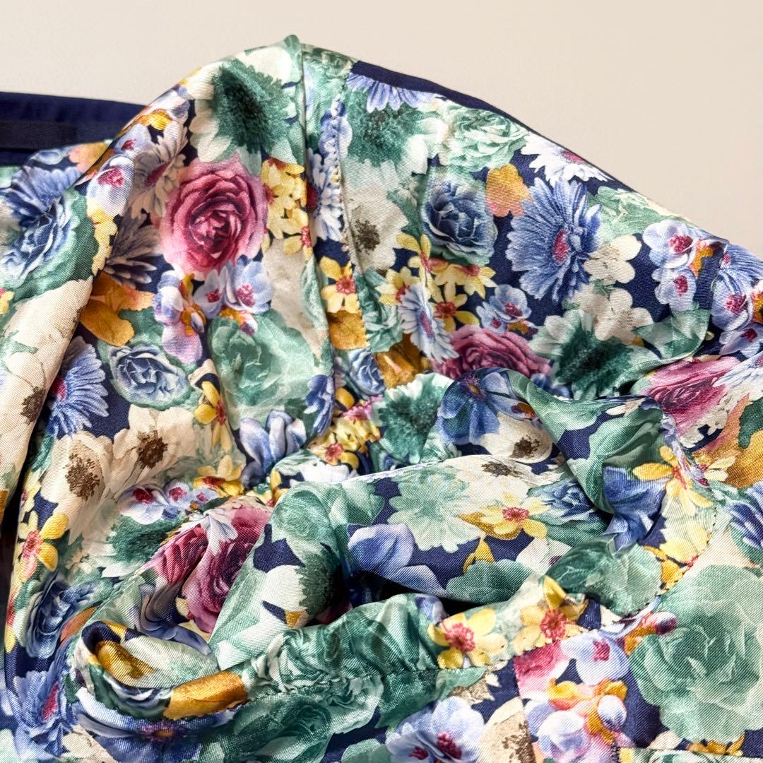 圧倒的存在感 エルメネジルド ゼニア 花柄 総裏 3ピース セットアップ