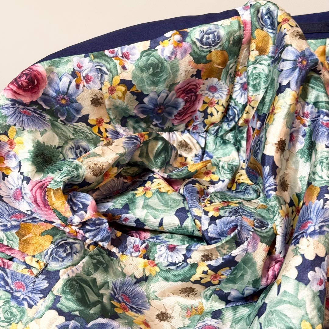 圧倒的存在感 エルメネジルド ゼニア 花柄 総裏 3ピース セットアップ