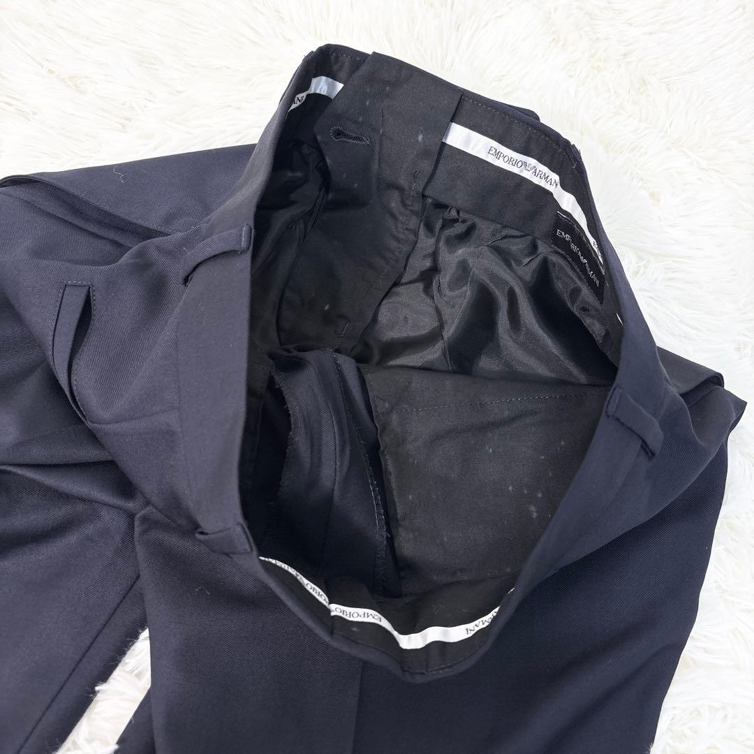 ☆ハンガー付☆エンポリオアルマーニ スーツ セットアップ 1B 総裏 ネイビー