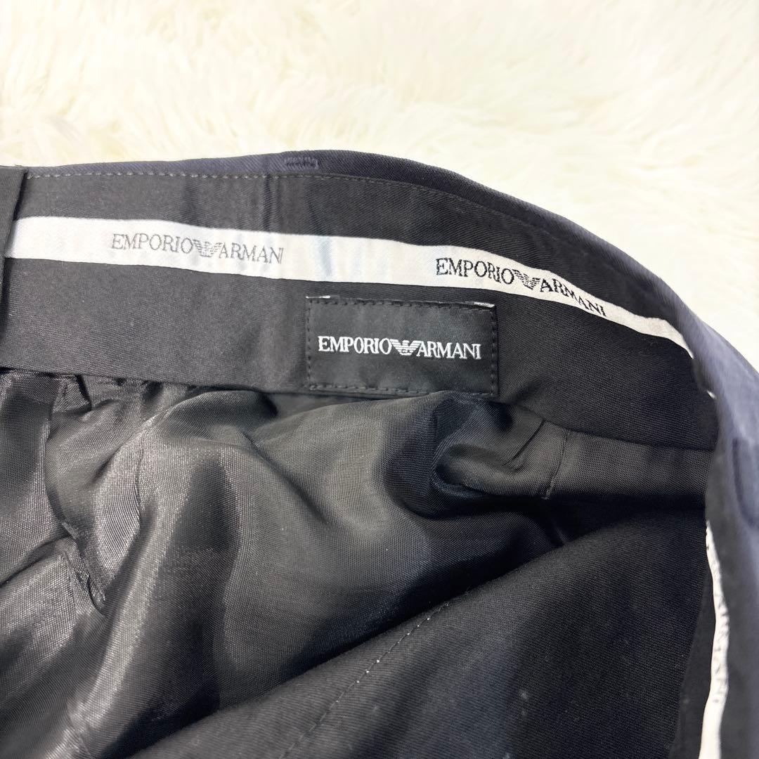 ☆ハンガー付☆エンポリオアルマーニ スーツ セットアップ 1B 総裏 ネイビー