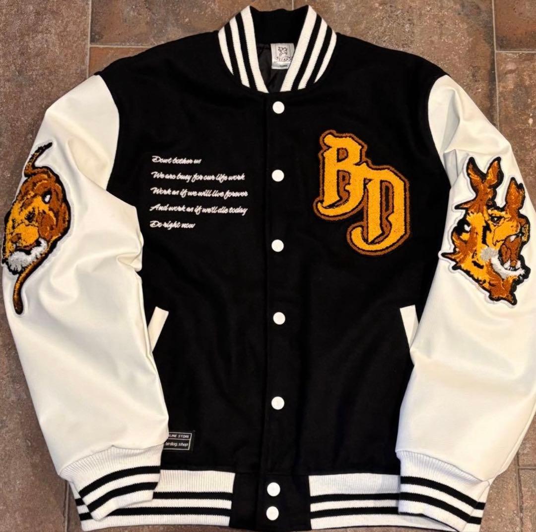 ✨完売品✨バードック　スタジャン　刺繍　コムドット　　XXL 希少 birdog