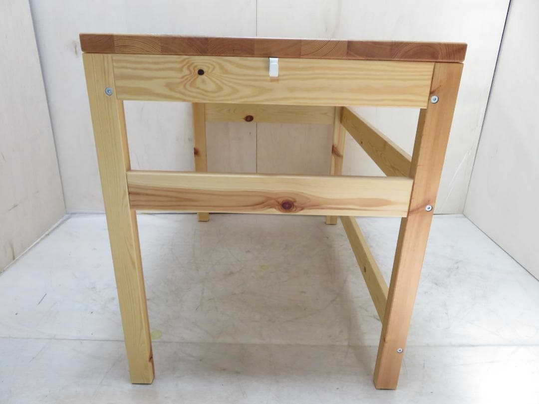無印良品 MUJI パイン材デスク 机 幅86cm 奥行58cm