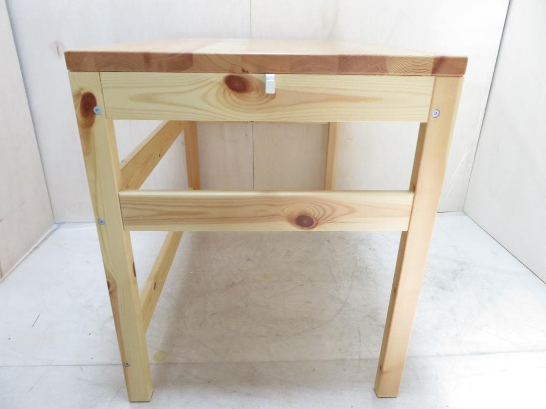 無印良品 MUJI パイン材デスク 机 幅86cm 奥行58cm