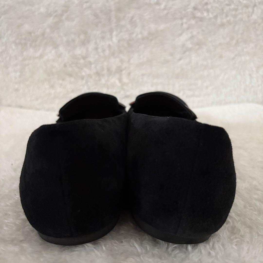 美品✨sergio rossi バックル付き クロコ型押し スクエアトゥ