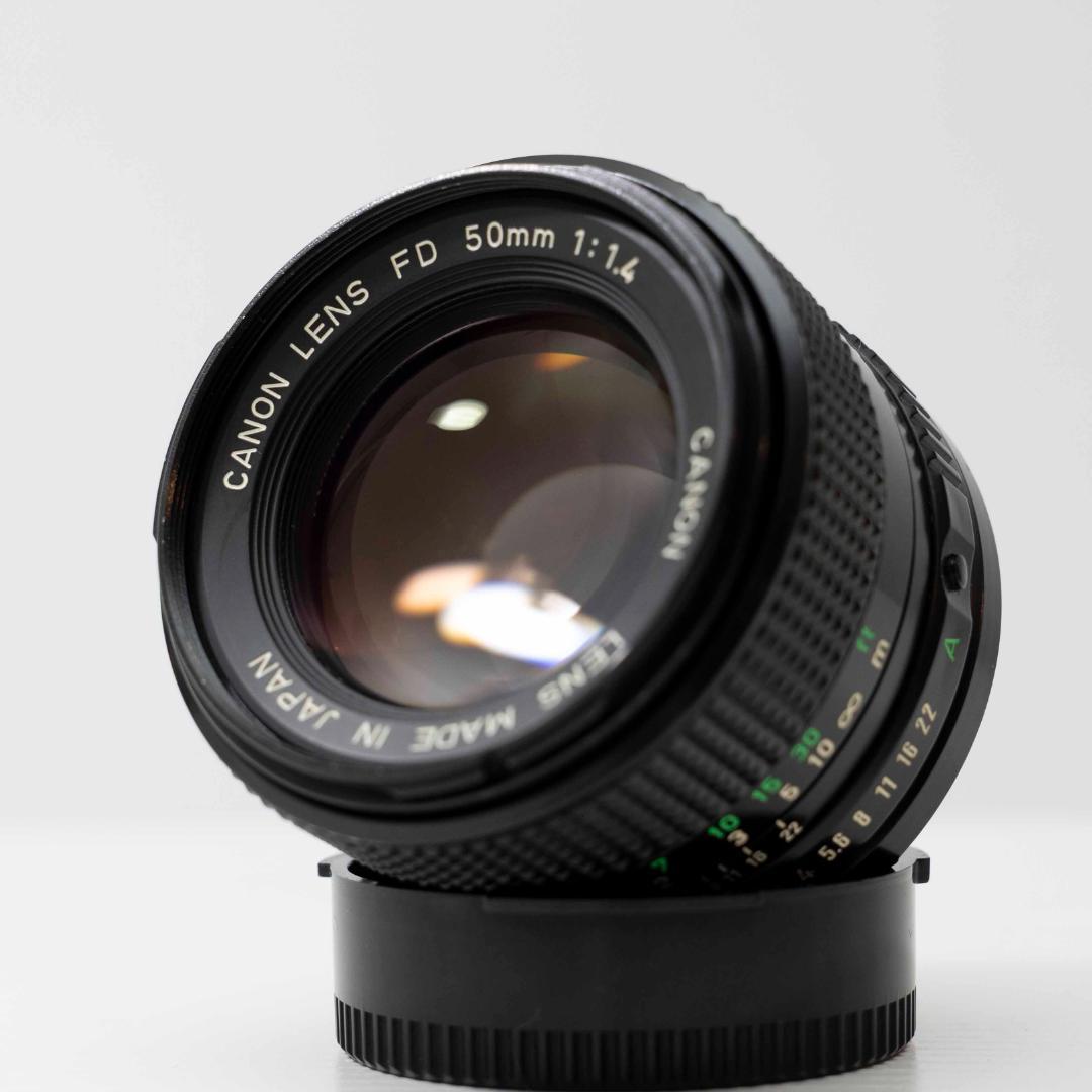 【美品/試写有】Canon New FD 50mm f/1.4 オールドレンズ