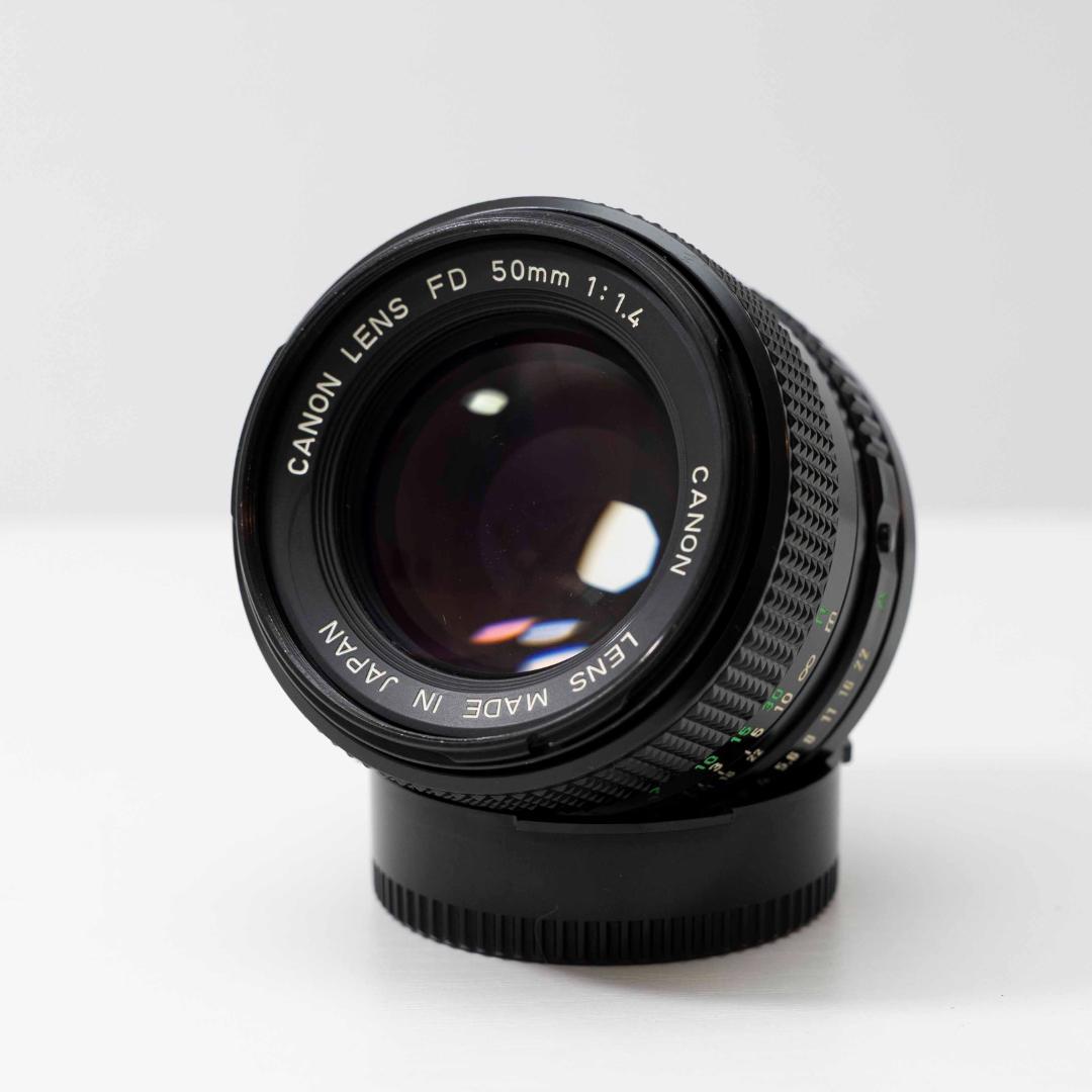 【美品/試写有】Canon New FD 50mm f/1.4 オールドレンズ