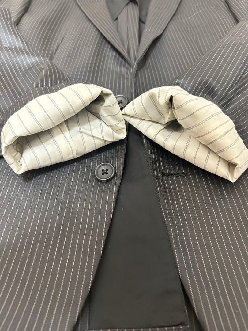 [ジェイ]コムサコレクションXチェルッティ光沢生地スーツセットアップ