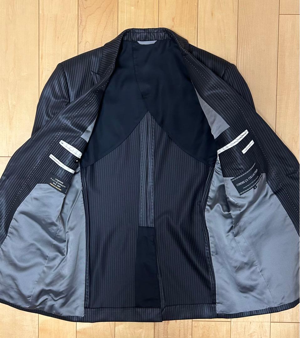 [ジェイ]コムサコレクションXチェルッティ光沢生地スーツセットアップ