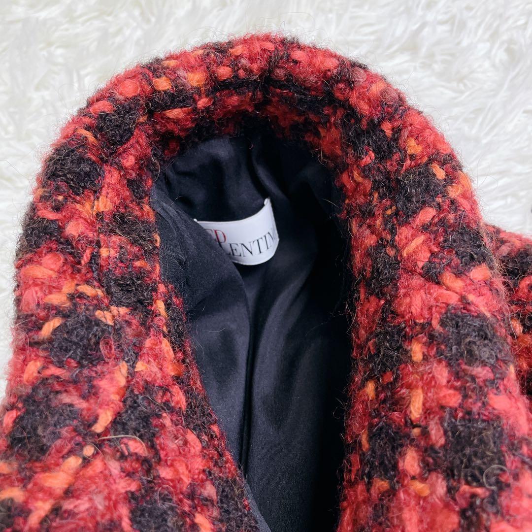 美品 VALENTINO ヴァレンティノ ジャケット ツイード ショート丈