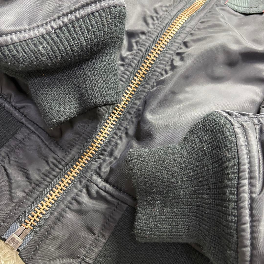 【美品/激レア】Avirex MA-1 REMODEL MARK2 N2B 黒