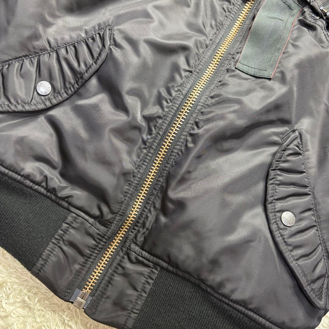 【美品/激レア】Avirex MA-1 REMODEL MARK2 N2B 黒