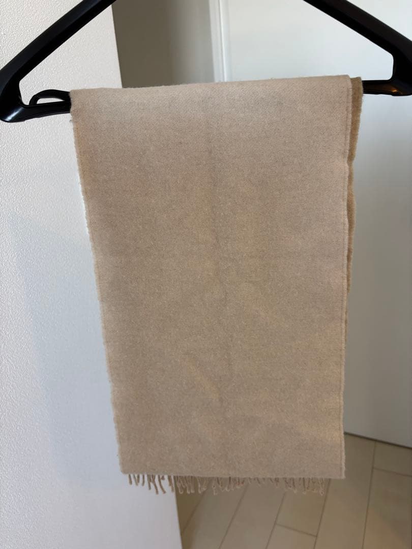 ロエベ　バイカラーマフラー