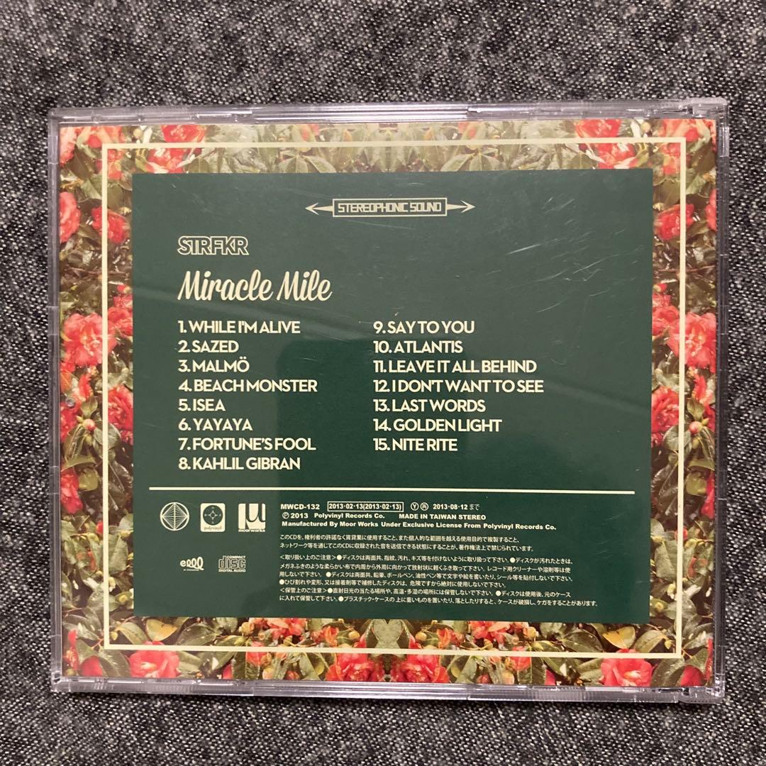 日本盤CD♪メンバー全員の直筆サイン入りSTRFKR Miracle Mile