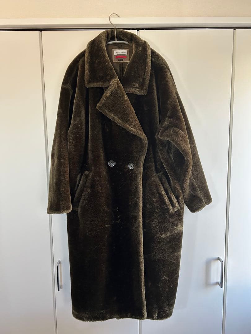 エコムートンビックカラーコート　【MAISON SPECIAL】