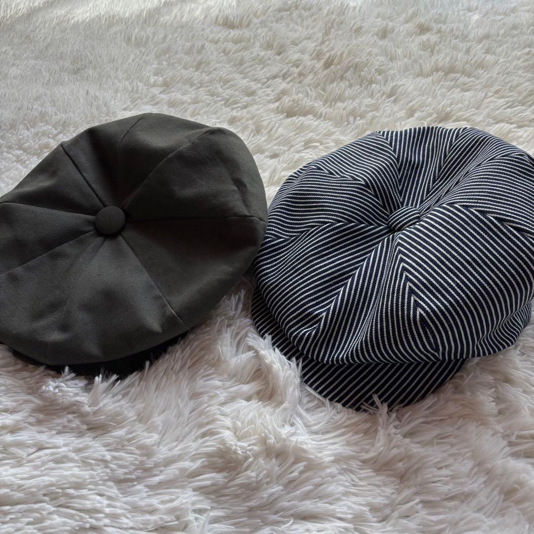 New York hat co キャスケット　usa製　2点セット