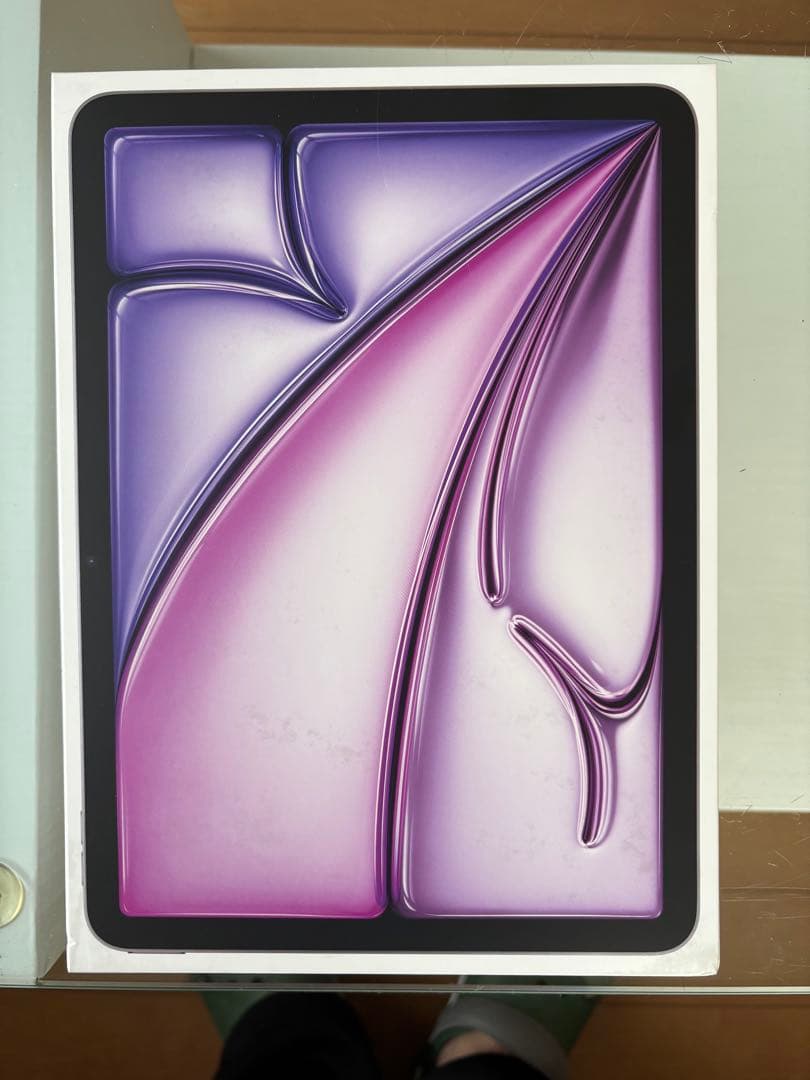 新品　Apple iPad Air (M3)11 パープル本体 充電器付き